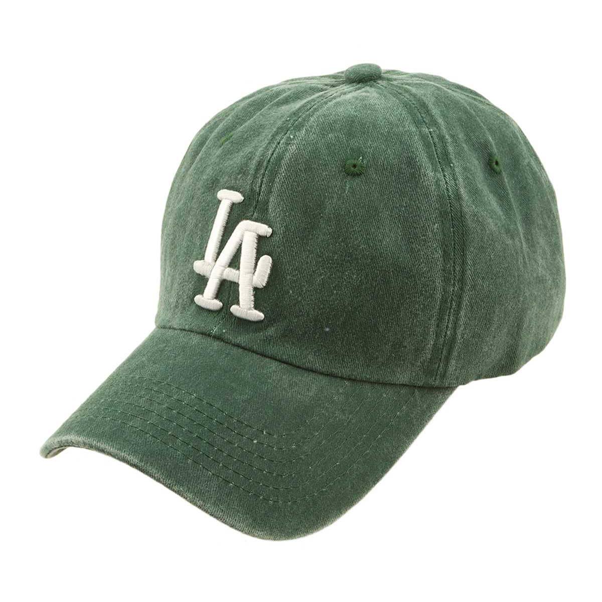 LA Embroidery Pigment Baseball Cap