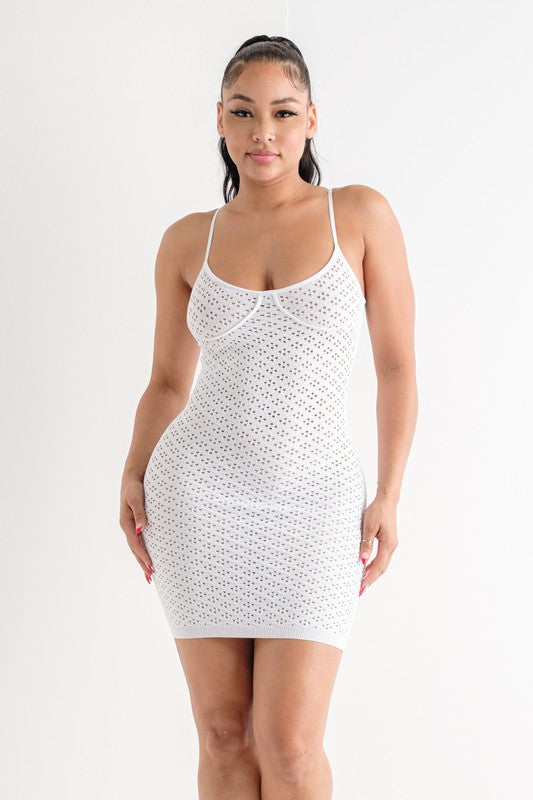 Pointelle Cami Dress