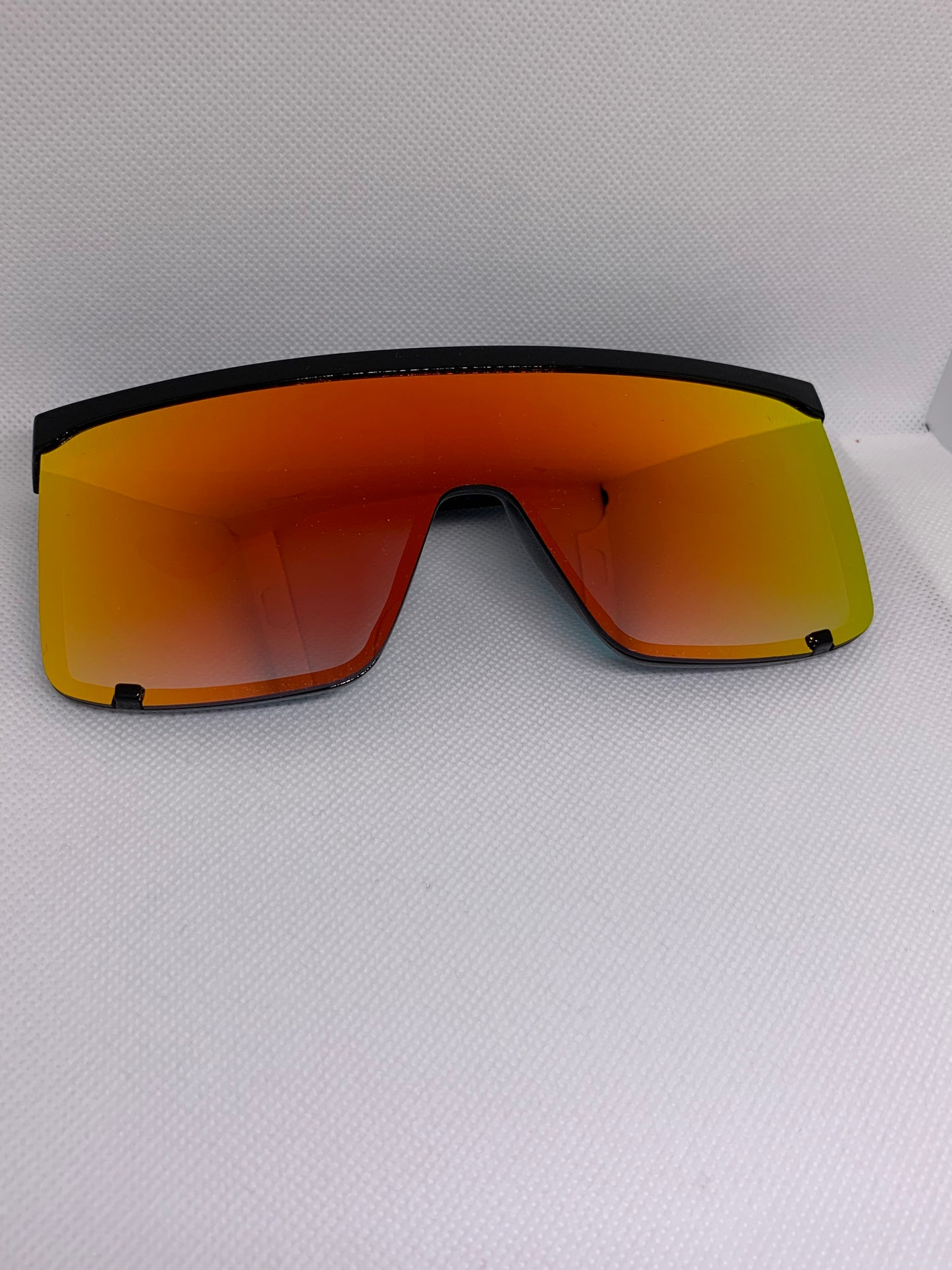 Square Lens Reflective Sunglasses
