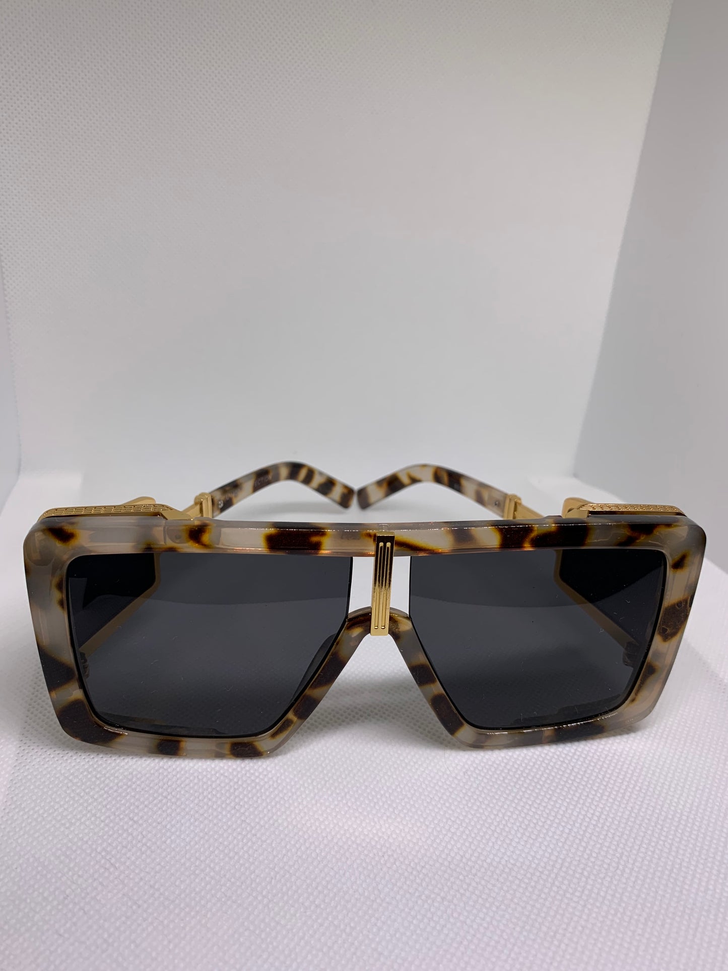 Large Rectangular Flat Top Sunglasses