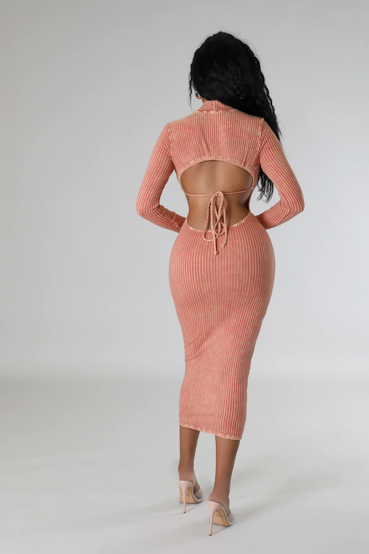Millie Mineral Wash Midi Dress