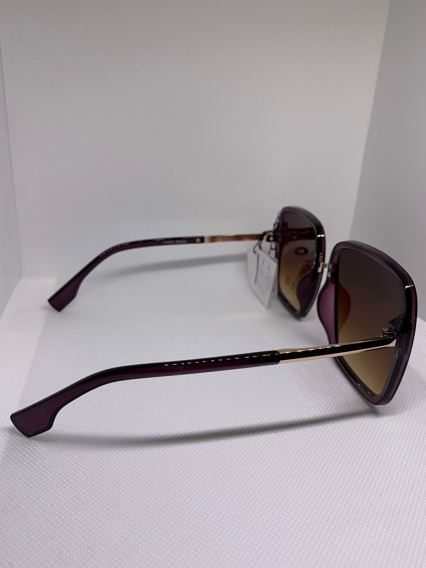 Purple Rounded Sunglasses