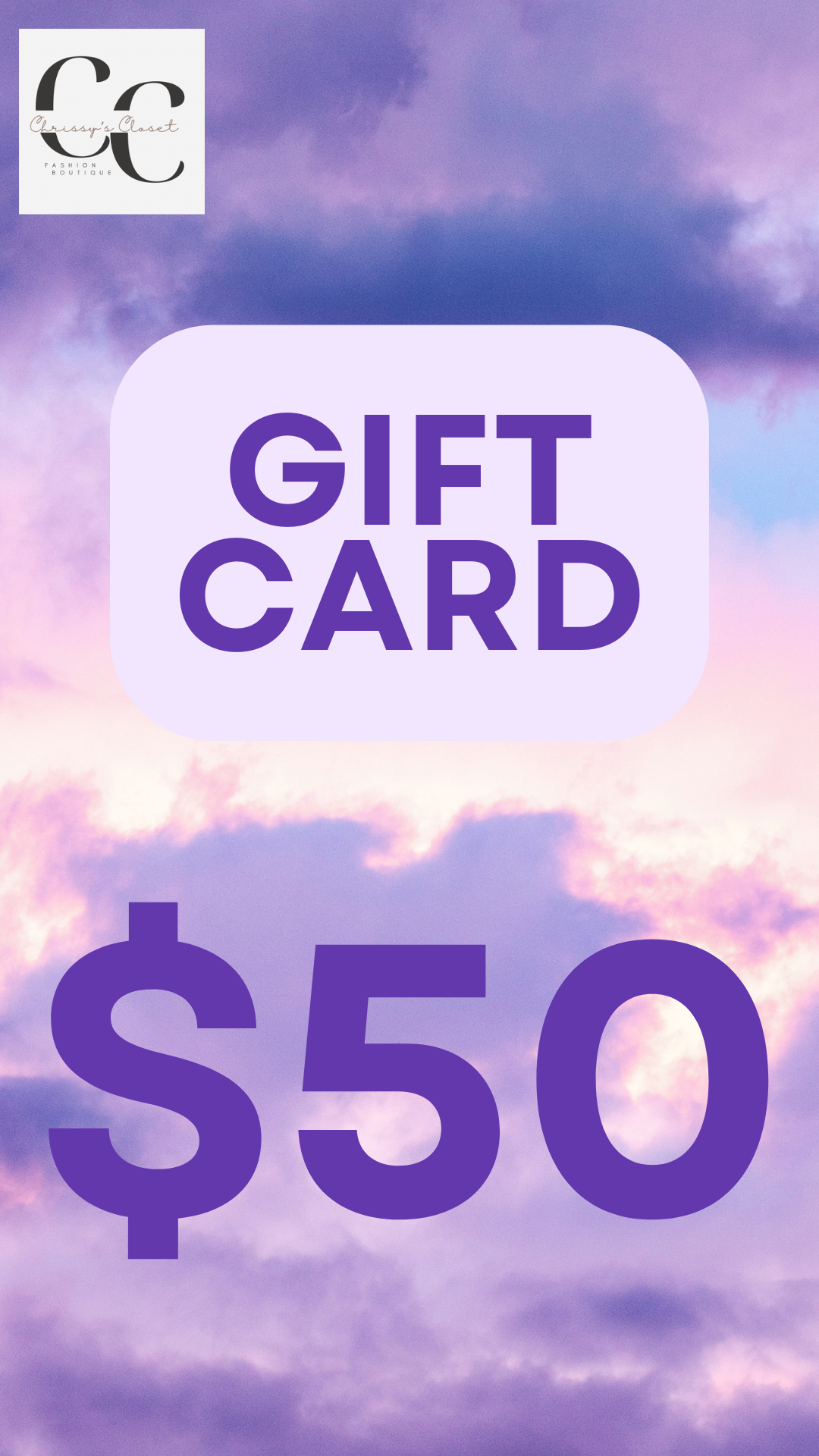 Chrissy's Closet Gift Card