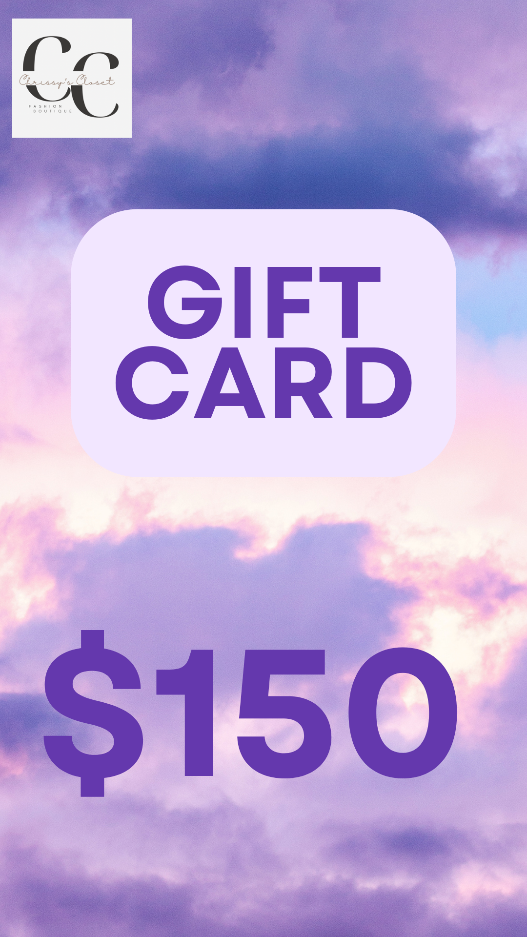 Chrissy's Closet Gift Card