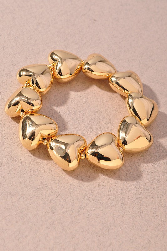 Mini Heart Drop Bracelet