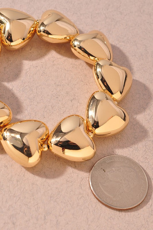 Mini Heart Drop Bracelet