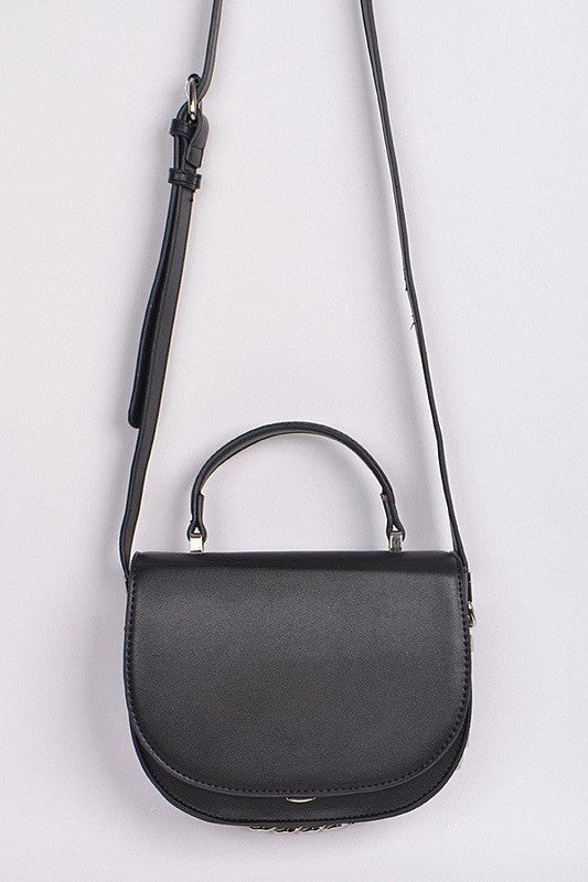 Leather Strap Body Clutch