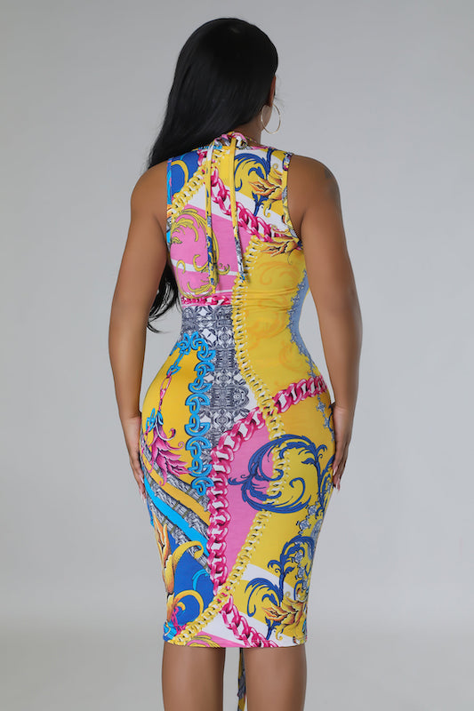 3 Piece Printed Swim Set