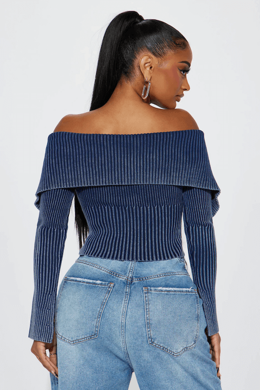 Alexis Mineral Washed Off Shoulder Top