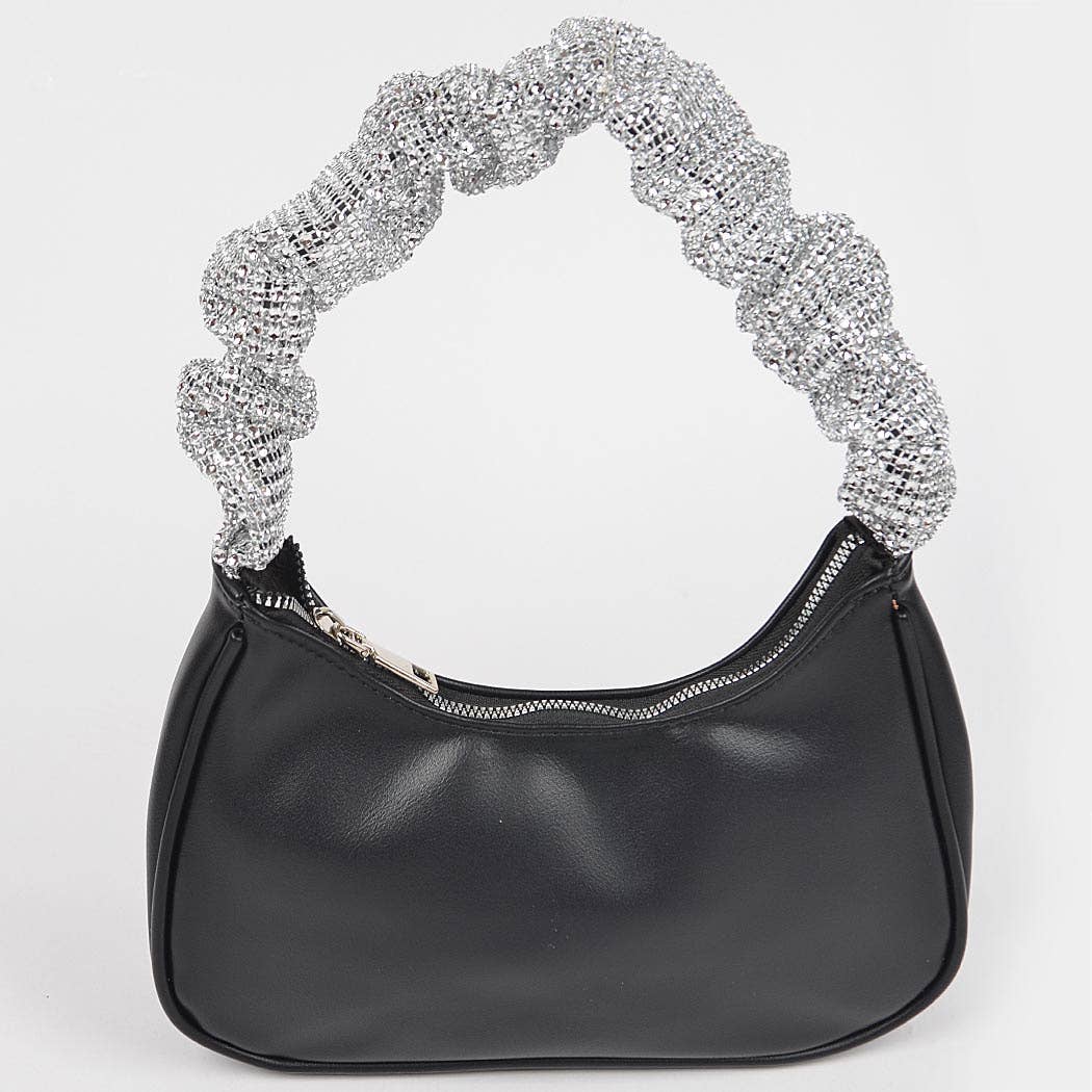 Rhinestone Shoulder Strap Bag