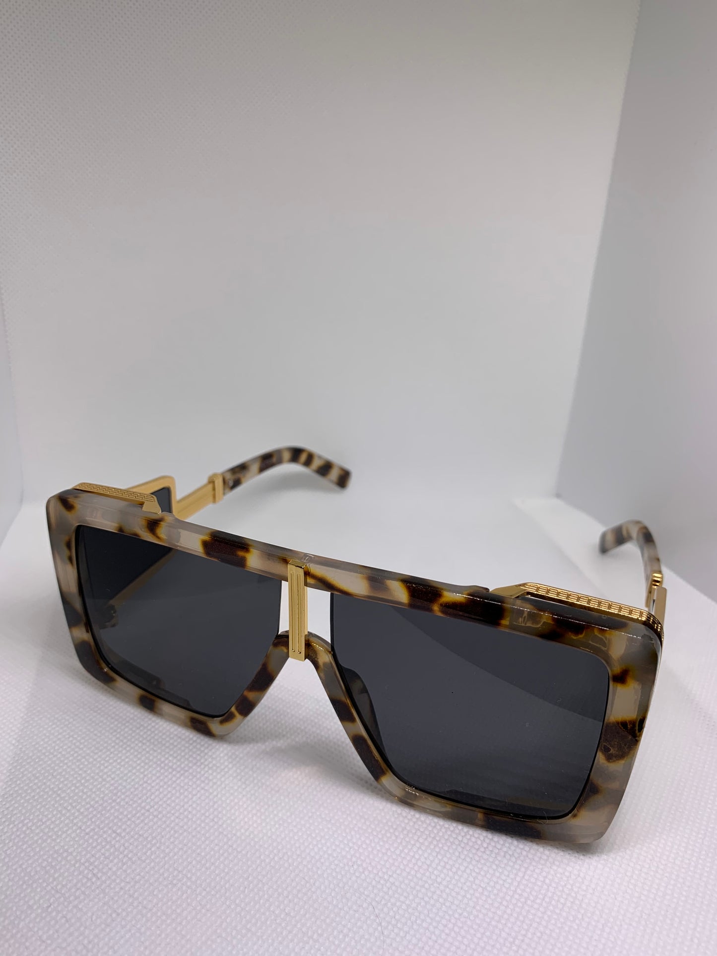 Large Rectangular Flat Top Sunglasses