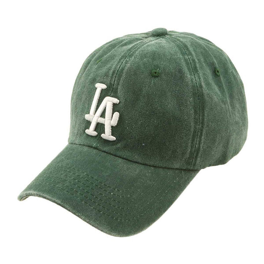 Gorra de béisbol con pigmentos bordados de Los Ángeles