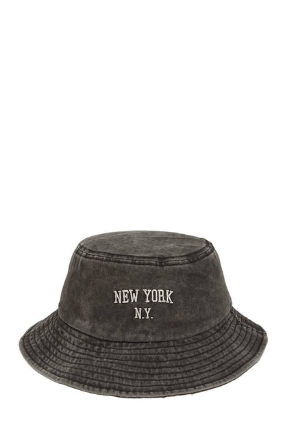 NEW YORK 3D Pigment Bucket Hat